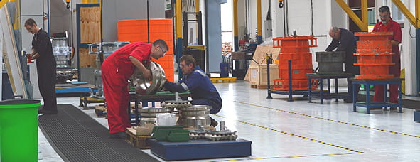 Gall-Thomson-assembly-line